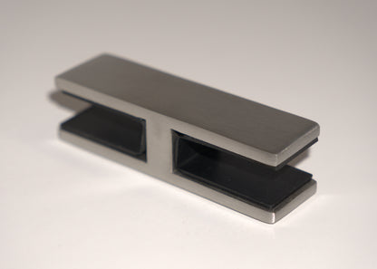 Best Glass Parts Railing Middle Clamp 180 for securing glass panels in railing systems with durable metal construction.