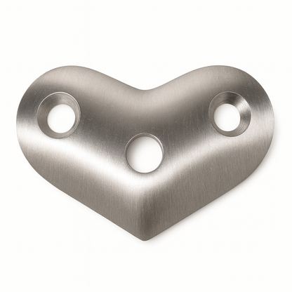 Best Glass Parts round pipe railing flat plate at 135° angle, used for secure glass railing installations.