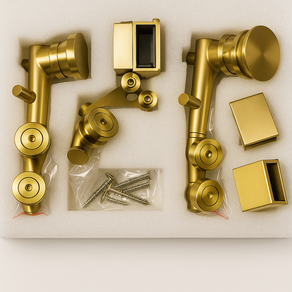 Gold revolving kit by Best Glass Parts featuring adjustable components and durable construction for glass art and crafting projects.