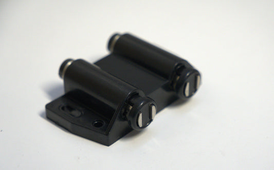 Best Glass Parts Showcase Push To Open Magnet Double, sleek metal display hardware with magnetic closure for secure mounting.