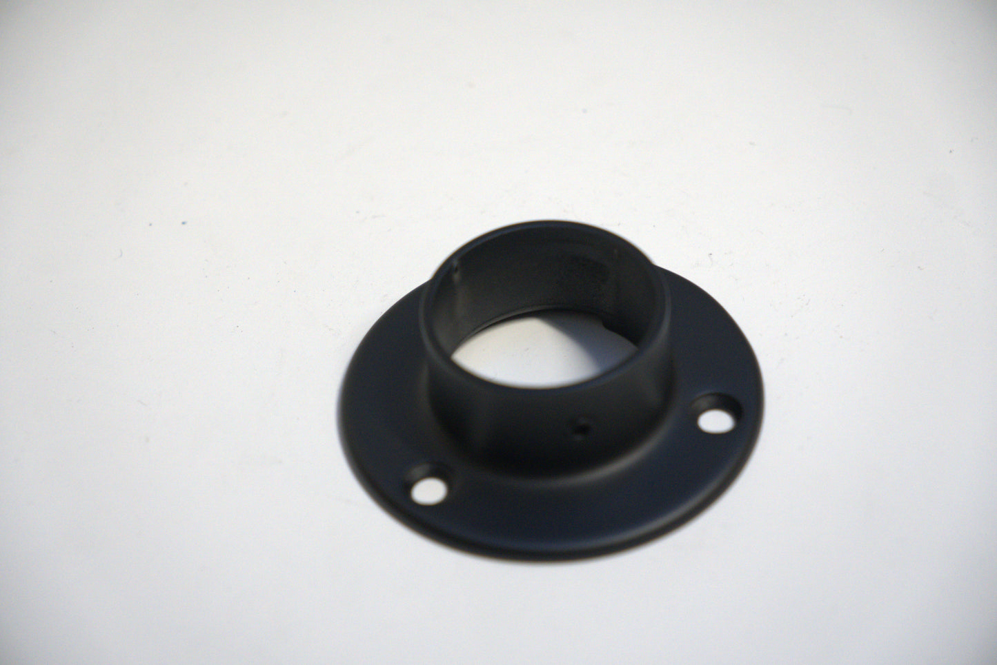 Round side mount flange base from Best Glass Parts, showing a metal flange with mounting holes for glass installation.