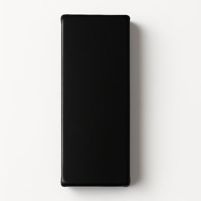 Black Top Patch Hinge by Best Glass Parts, showing a close-up of the top patch hinge for glass door installation.
