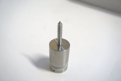 Stand Off Fix from Best Glass Parts, metal mounting hardware for glass installations, shown in a close-up image.