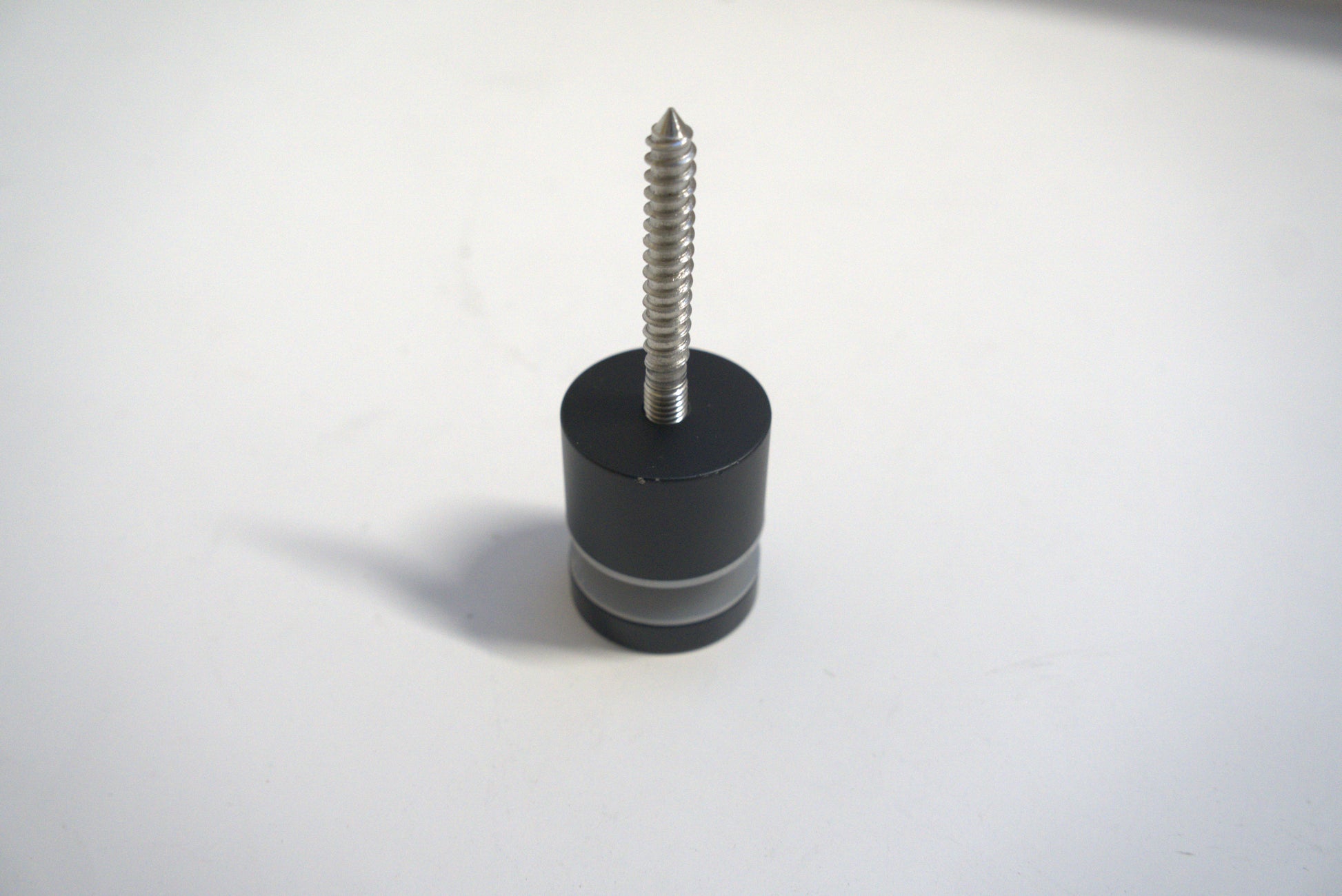 Glass stand-off fix from Best Glass Parts, showing a chrome metal spacer and mounting hardware for secure glass installation.