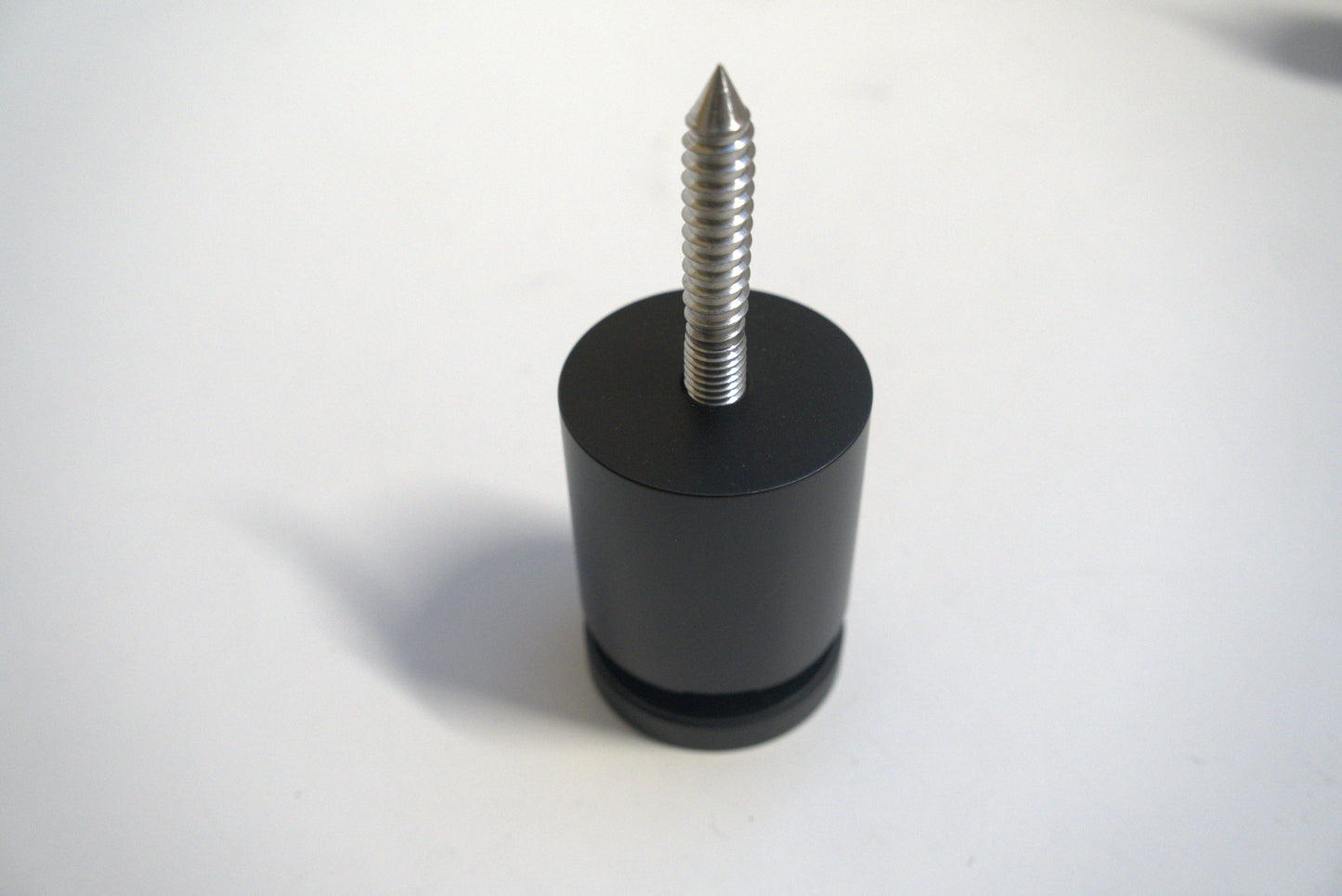 Best Glass Parts stand off fix showing clear glass installation with metal standoff for secure mounting.