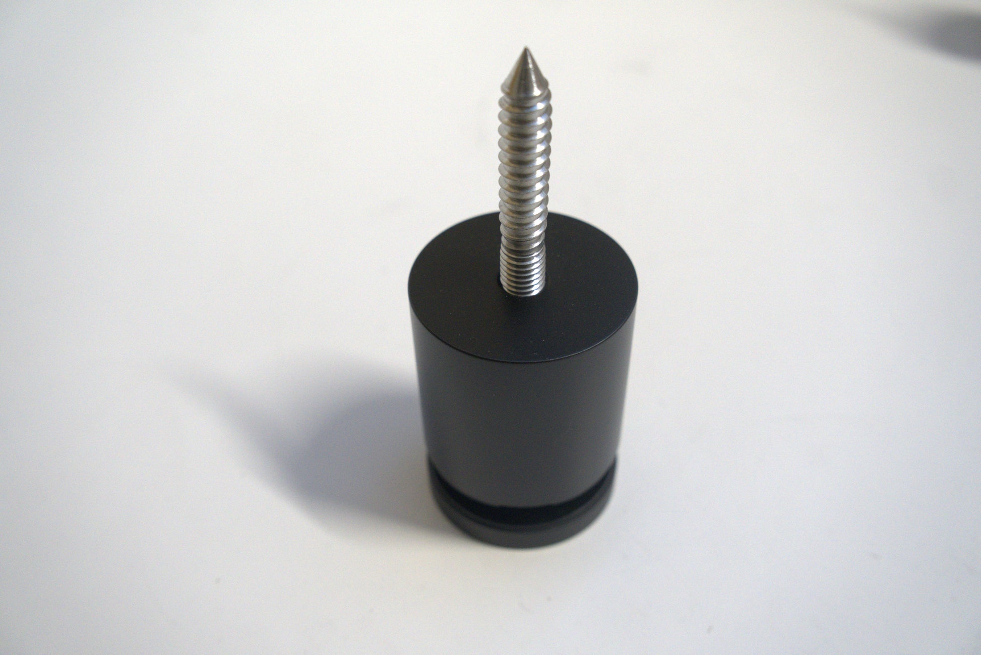 Best Glass Parts stand off fix showing clear glass installation with metal standoff for secure mounting.