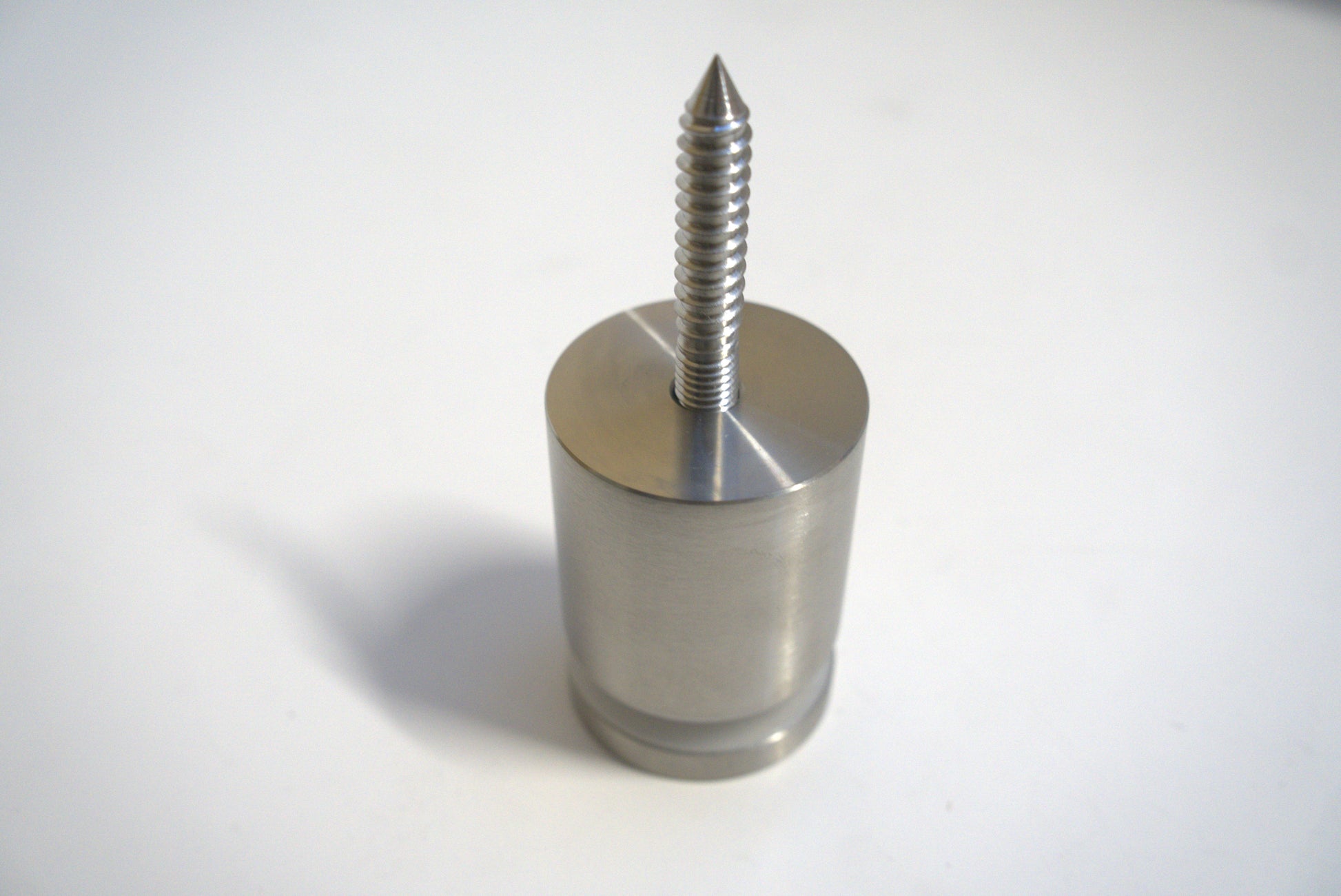 Best Glass Parts stand-off fix in silver, showing close-up of the metal hardware for glass panel installation.