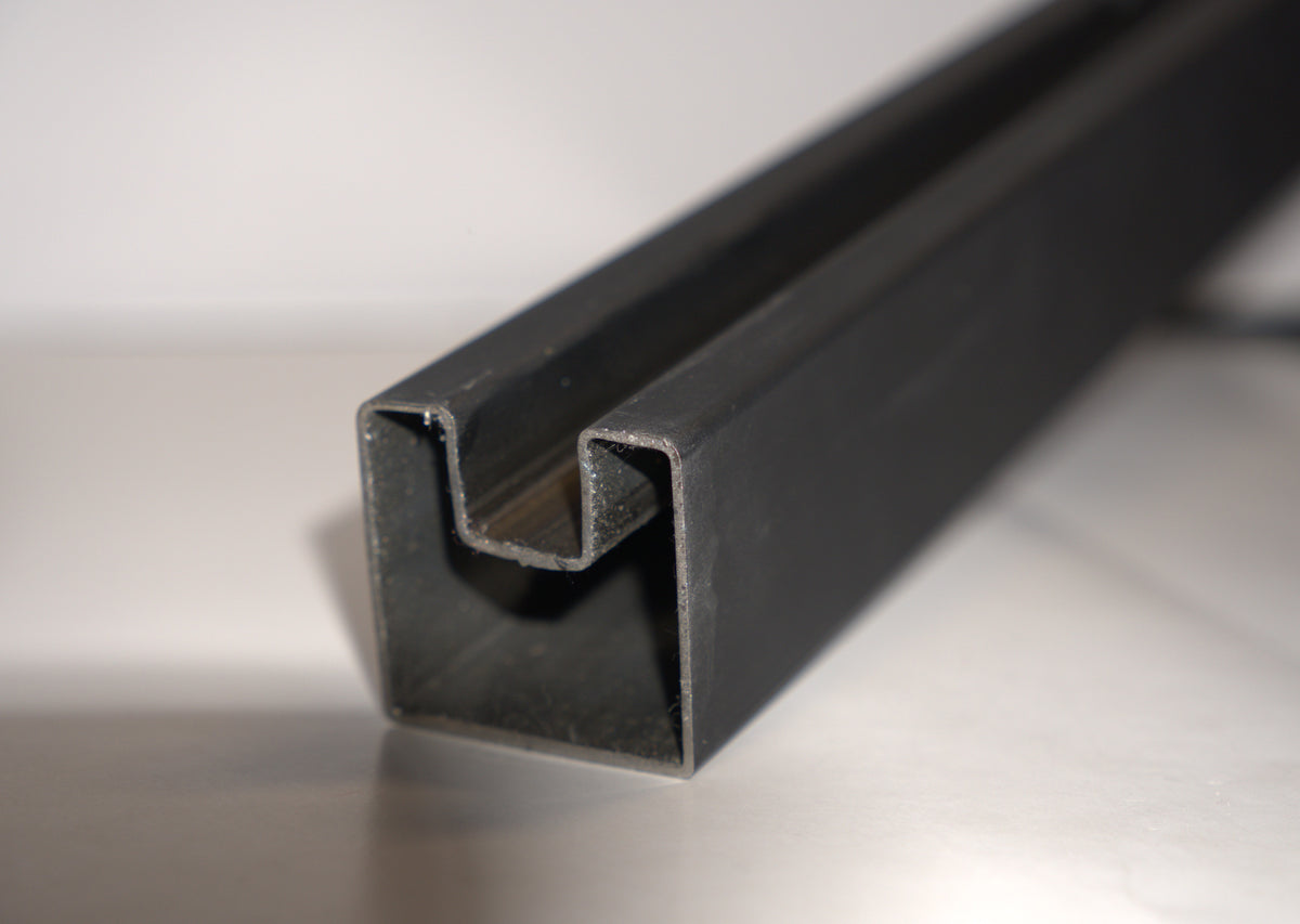 Glass Railing Top Handrail Square 40 X 40 - 20 ft long
