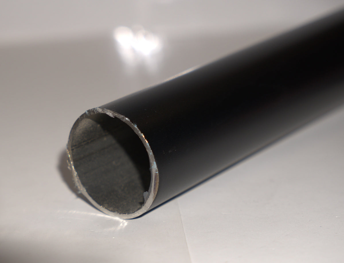 Round 40mm handrail pipe from Best Glass Parts, 20 ft length, with smooth metallic surface and sturdy cylindrical design.