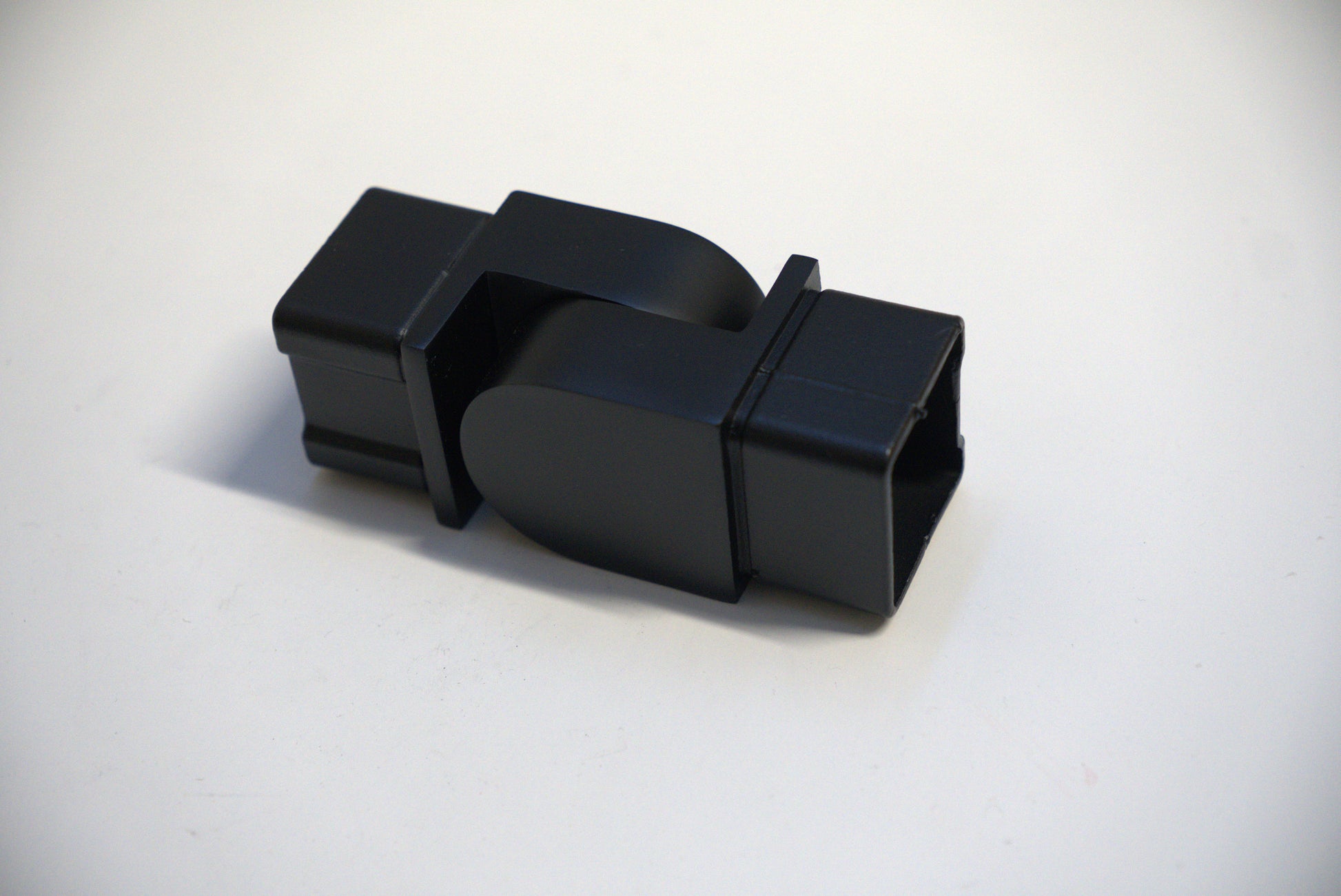 Square metal handrail top rail from Best Glass Parts, designed for railing rotation inside, shown in the image.