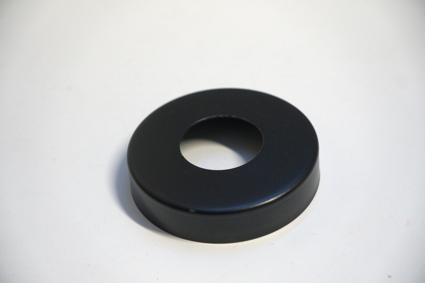 Round side mount flange cover by Best Glass Parts, showing a smooth, circular metal cover with mounting features.