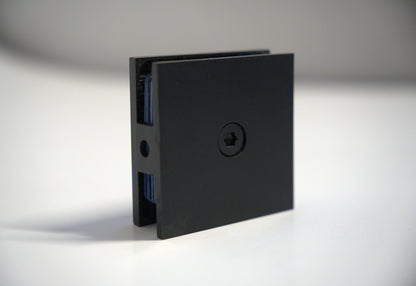 Chrome wall to glass clamp by Best Glass Parts, 50mm size, securing glass panels with a sleek, sturdy design.