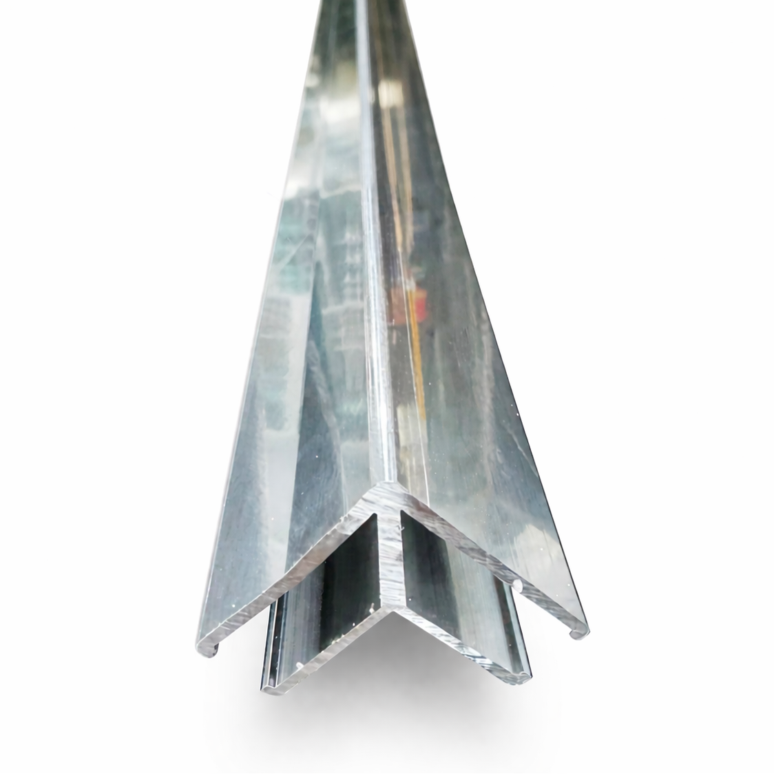 Best Glass Parts 6mm pivot post 90° angle, 80-inch long glass hardware for shower enclosures and glass fittings