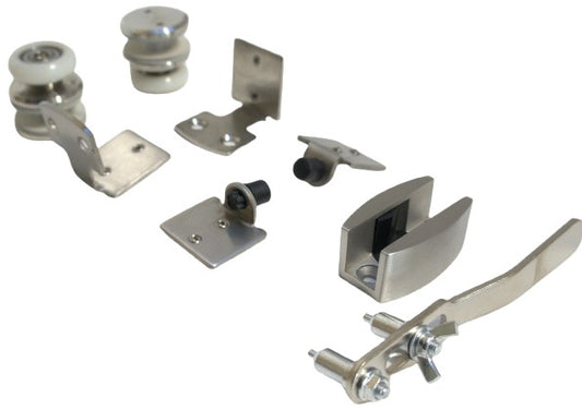 Chrome 8 mm Nova Frame Kit by Best Glass Parts, showing detailed view of frame components and mounting hardware.