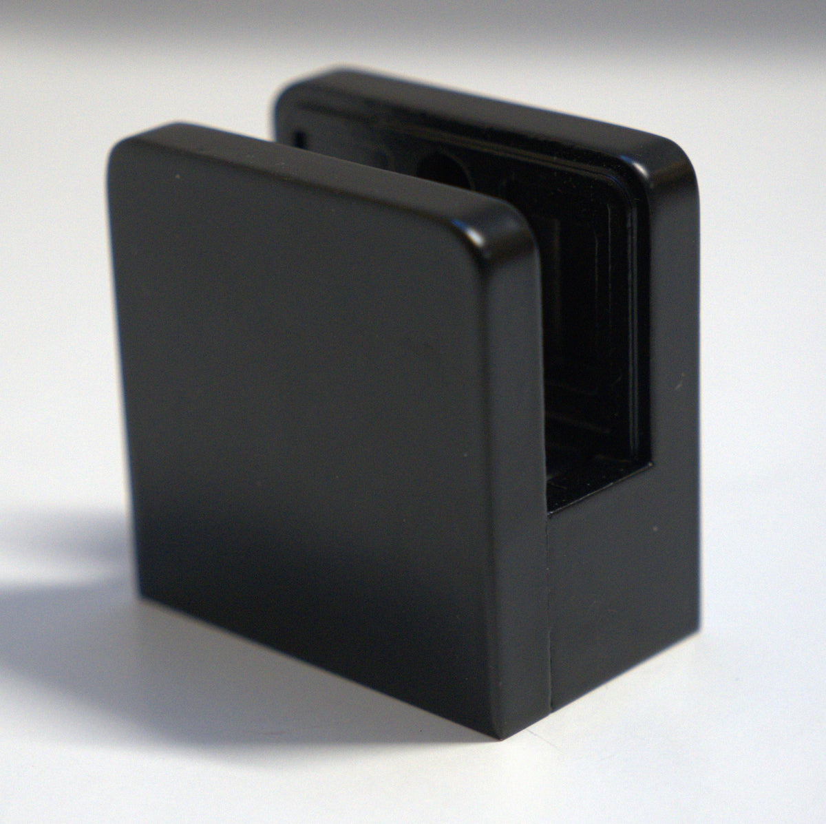 Big 55mm flat base clamp from Best Glass Parts, showcasing its sturdy metal construction and secure mounting surface.