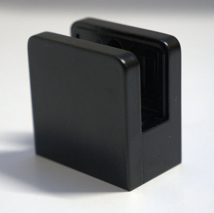 Big 55mm flat base clamp from Best Glass Parts, showcasing its sturdy metal construction and secure mounting surface.