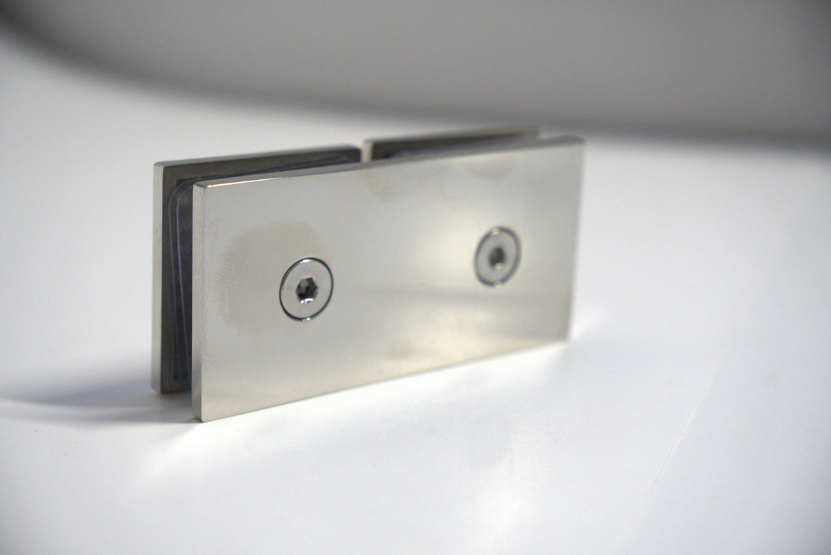 Glass To Glass Clamp 180 Fixed