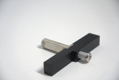 Heavy-duty header adapter pivot from Best Glass Parts, showing sturdy metal construction for glass installation.