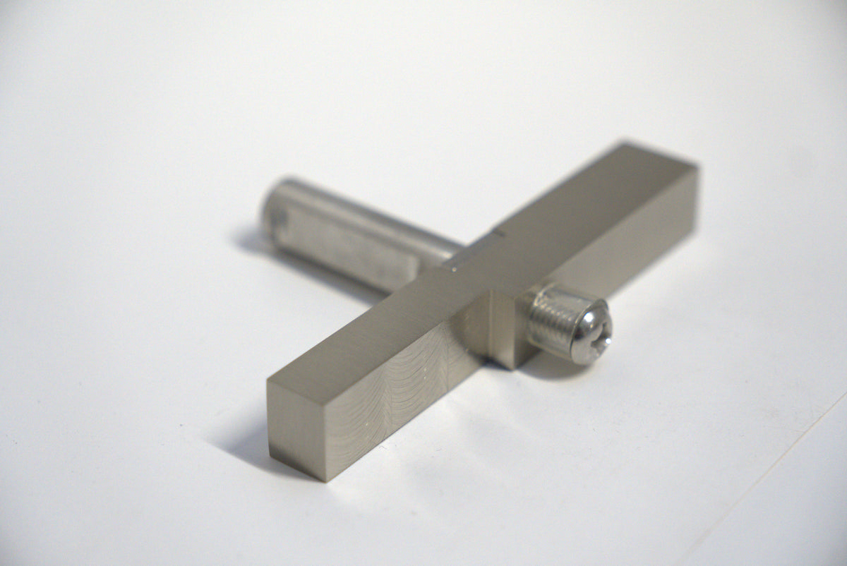 Heavy duty header adapter pivot for glass installation by Best Glass Parts, showcasing sturdy construction and precise fitting.