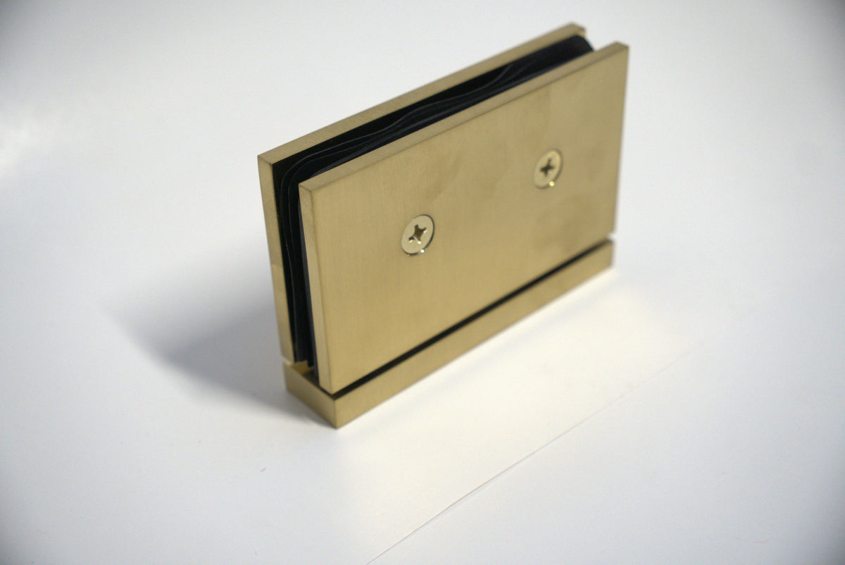 Heavy-duty hinge pivot for glass doors, featuring top and bottom mounting, by Best Glass Parts.