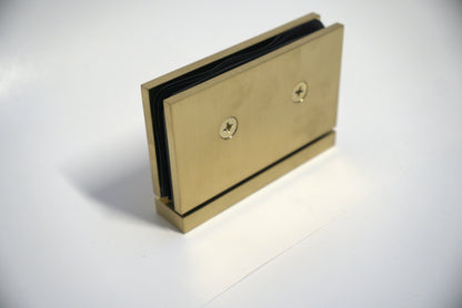 Heavy-duty hinge pivot for glass doors, featuring top and bottom mounting, by Best Glass Parts.