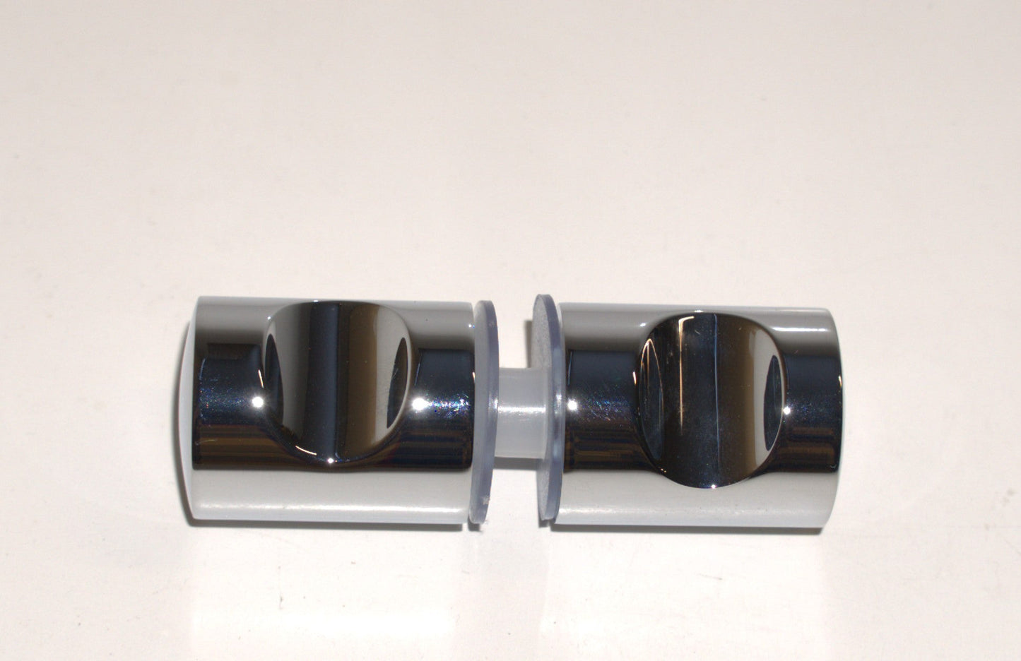 Double glass knob from Best Glass Parts, featuring clear, rounded design suitable for cabinets or furniture.