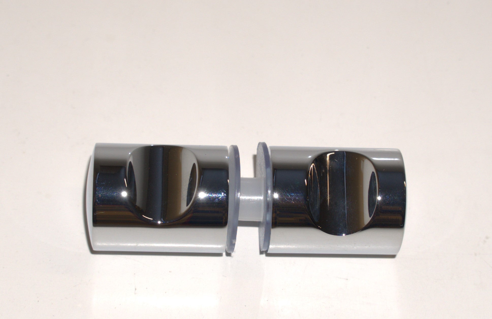 Double glass knob from Best Glass Parts, featuring clear, rounded design suitable for cabinets or furniture.