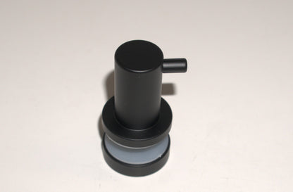Best Glass Parts knob robe hook mounted on a wall, showing its sleek metal design for bathroom or closet organization.