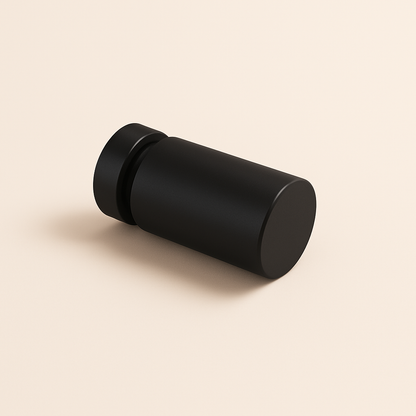 Chrome single glass knob from Best Glass Parts showing a smooth, rounded design ideal for furniture or cabinetry.