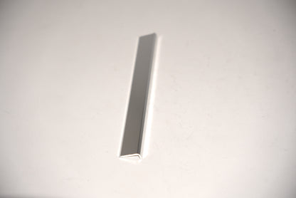 Long 144-inch mirror trim from Best Glass Parts, 3/4 inch wide, shown in this image with a sleek, reflective surface.