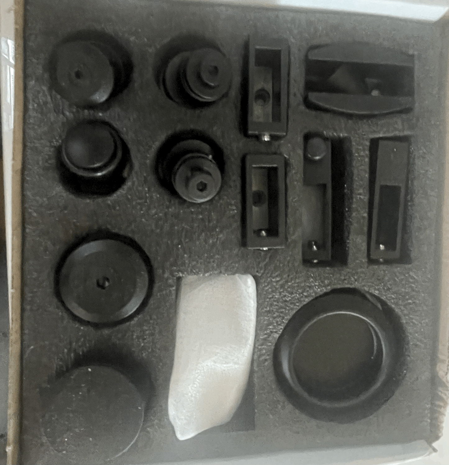 Best Glass Parts Roller Kit Soft Closer showing replacement rollers for glass door closers, with components arranged on a white background.
