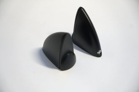 Round 6mm showcase shelf bracket by Best Glass Parts, made of metal, mounted on a white background.