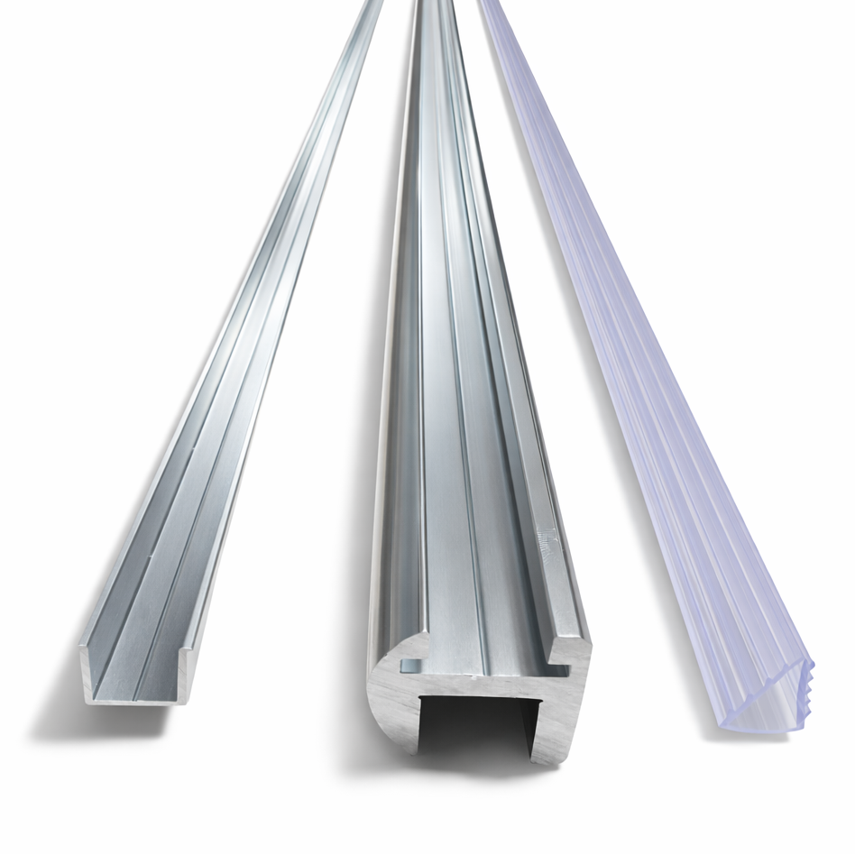 Shower Header Kit & Header Bar 110" Long (8-10mm)