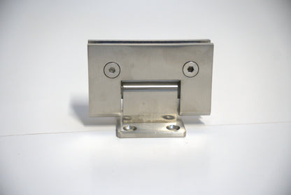 Standard GEN hinge wall-to-glass short plate by Best Glass Parts, showing the durable metal hinge with mounting hardware.