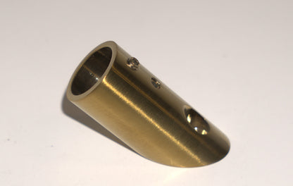 Support bar flange wall to rod 45 degree from Best Glass Parts, showing metal fitting for shower or glass door installation.