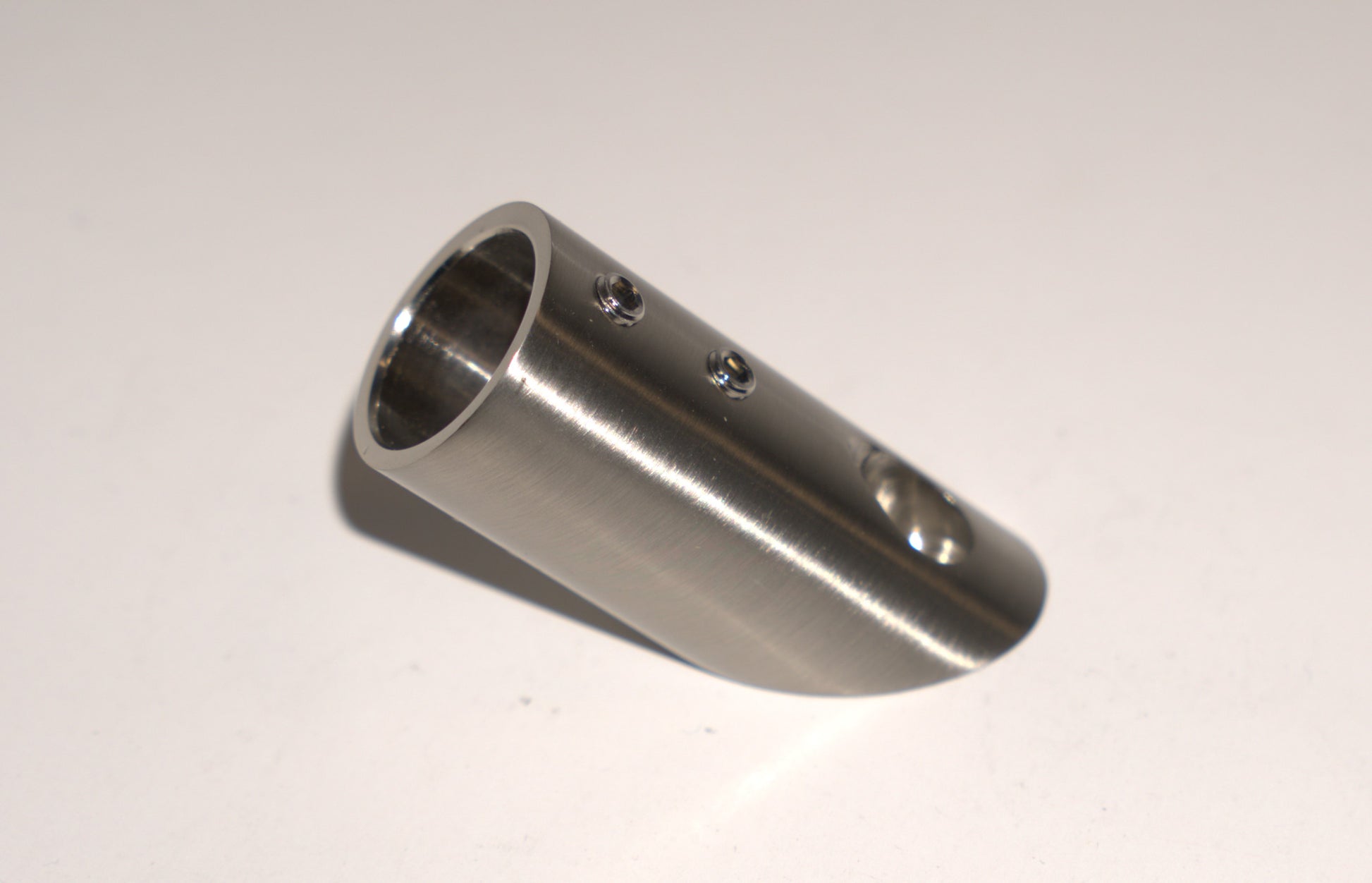 Support bar flange wall to rod at 45 degrees by Best Glass Parts, showing the metal bracket and mounting details.