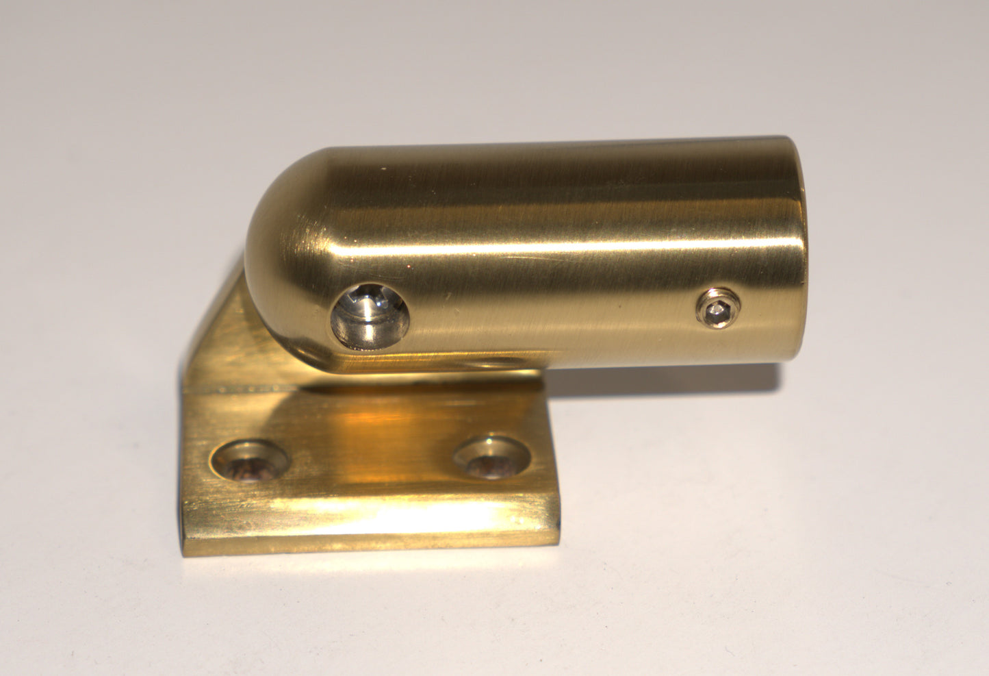 Adjustable wall to rod support bar flange by Best Glass Parts, showing the metal flange and attachment for shower or curtain rods.