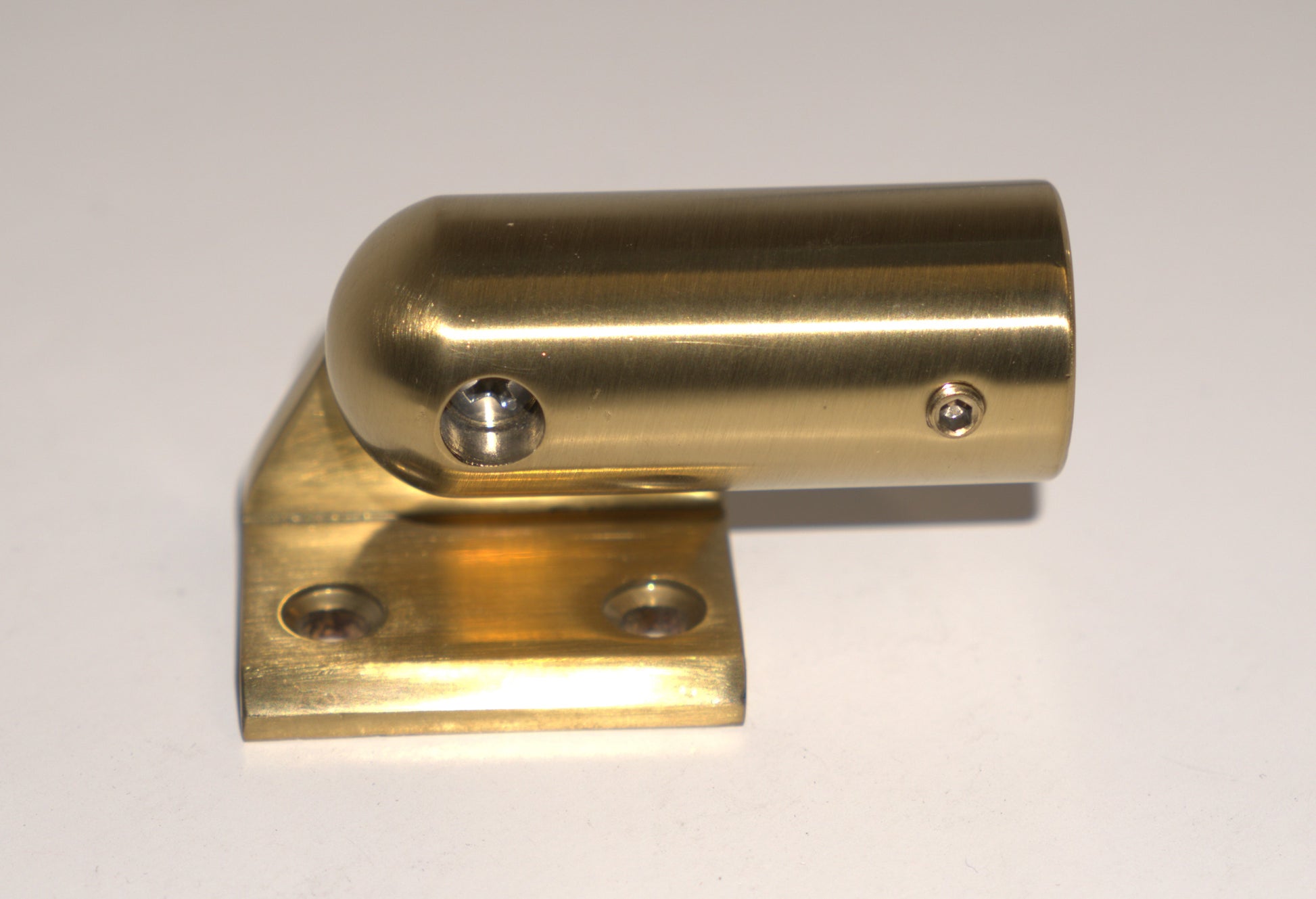Adjustable wall to rod support bar flange by Best Glass Parts, showing the metal flange and attachment for shower or curtain rods.