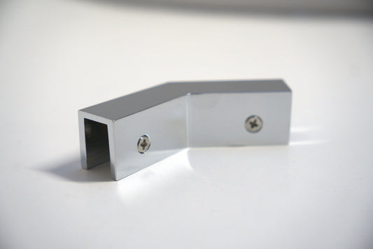 Top Clamp 135 by Best Glass Parts, showing a secure glass clamp with metal fittings for supporting glass panels.