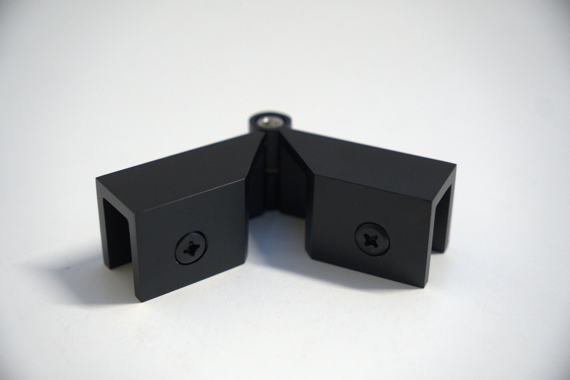 Adjustable Top Clamp by Best Glass Parts, showing its sturdy construction and adjustable screw for secure glass panel support.