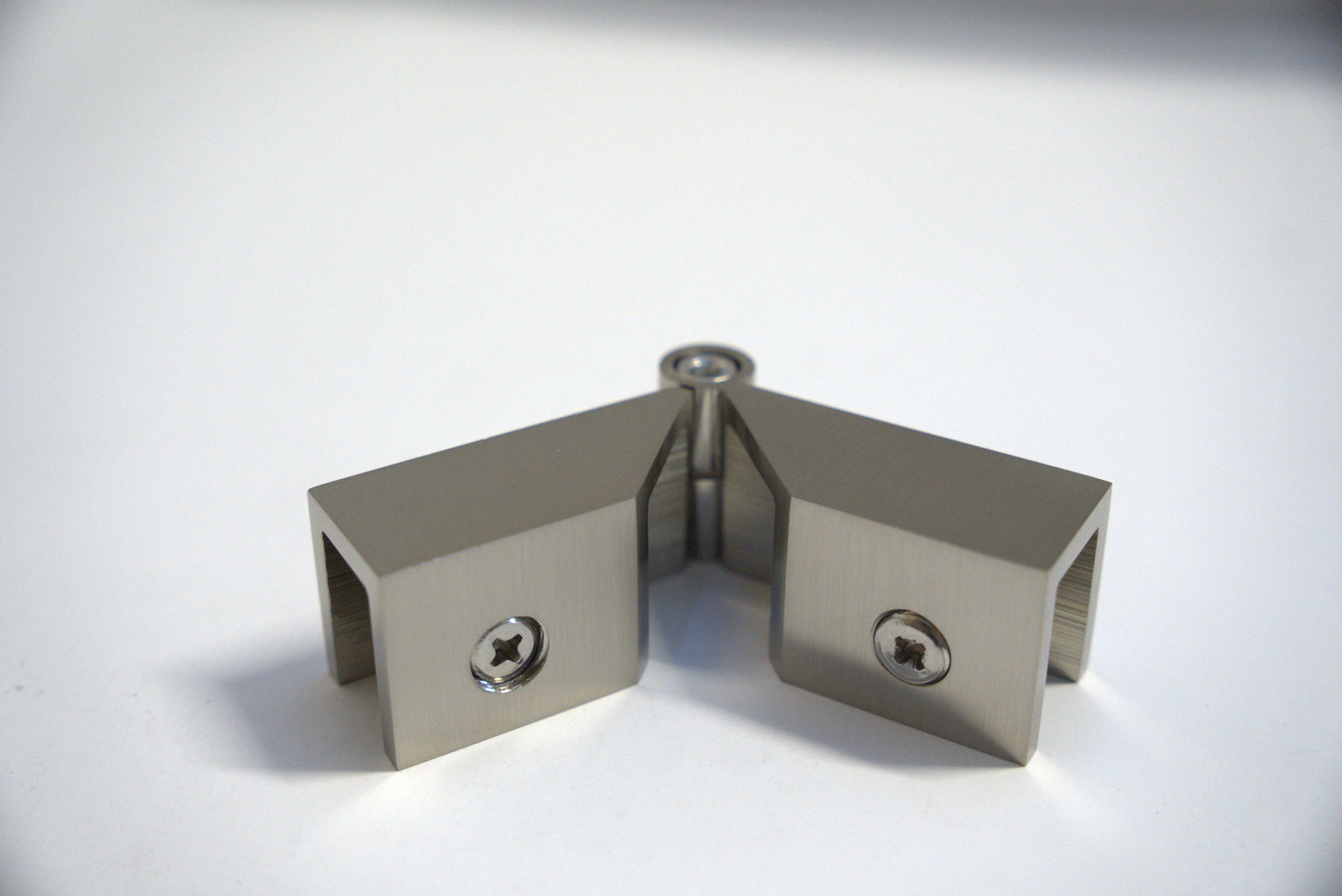 Adjustable Top Clamp by Best Glass Parts, showing the secure metal clamp for glass panel installation.
