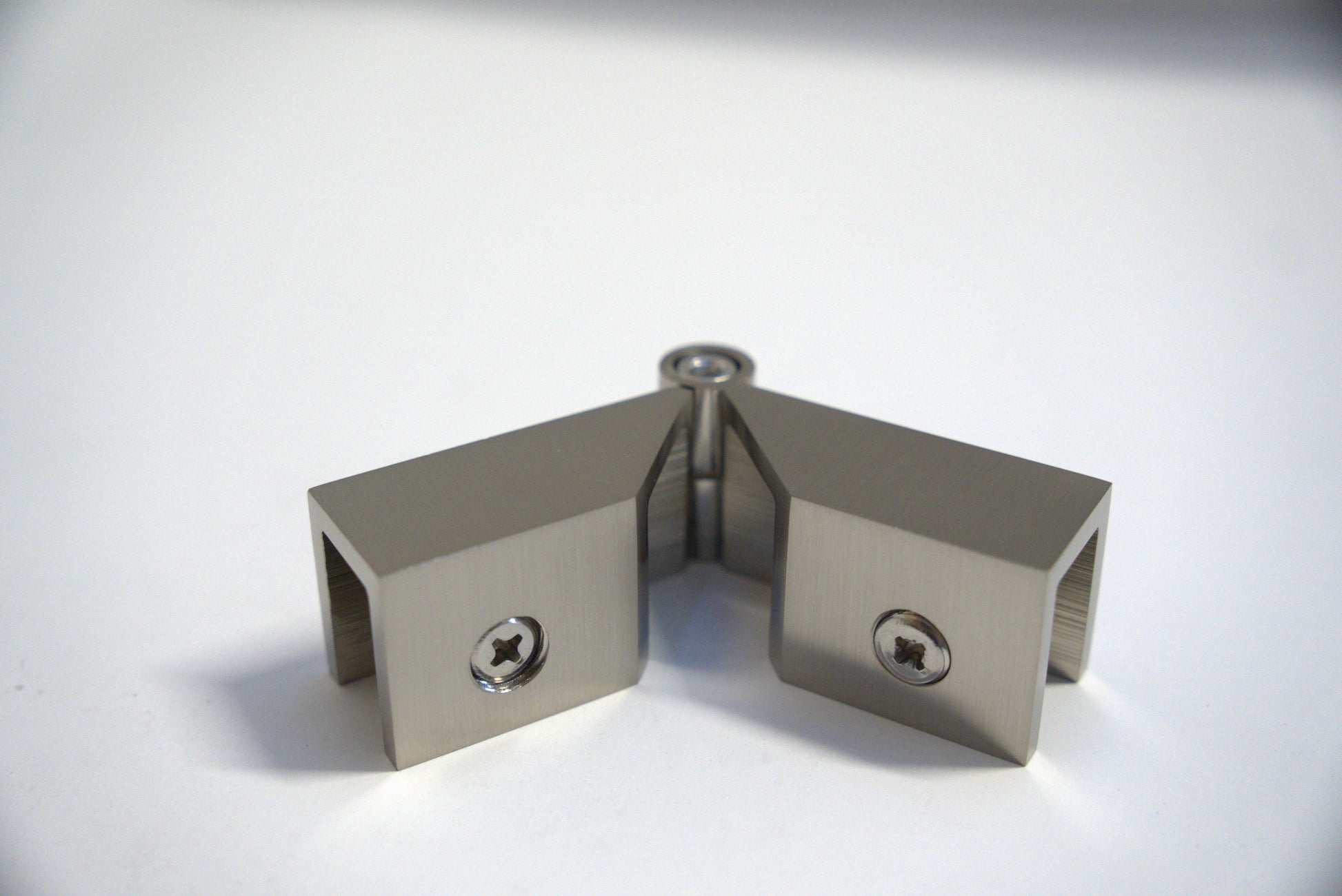 Adjustable Top Clamp by Best Glass Parts, showing the secure metal clamp for glass panel installation.
