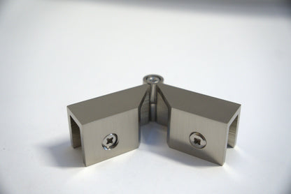 Adjustable Top Clamp by Best Glass Parts, showing the secure metal clamp for glass panel installation.