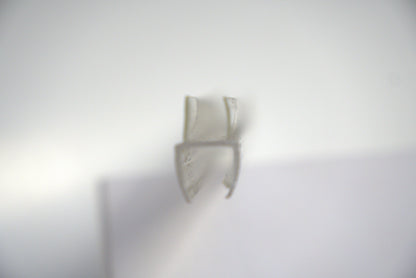 10mm shower sweep Big H by Best Glass Parts, 96-inch long, with clear glass and metal frame for shower enclosure sealing.