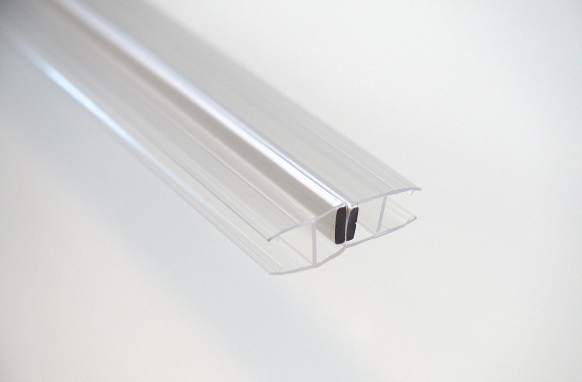 10mm Shower Sweep Slider Magnetic 180° - 96" Long