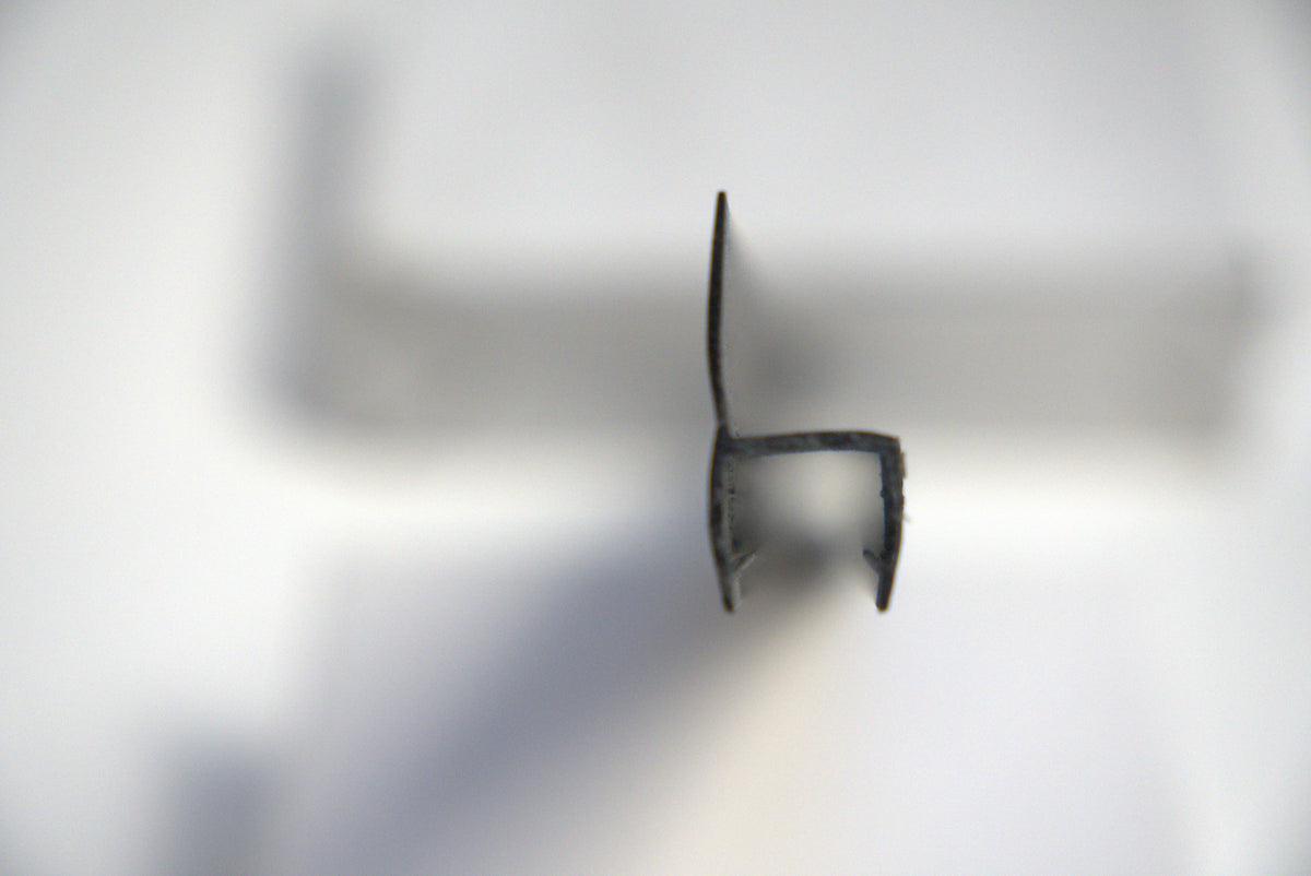 Clear 10mm shower sweep H-style frame by Best Glass Parts, 96 inches long, designed for glass shower enclosures.