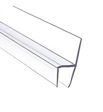 Clear 10mm Shower Sweep Small H by Best Glass Parts, 96 inches long, designed for sealing shower enclosures.