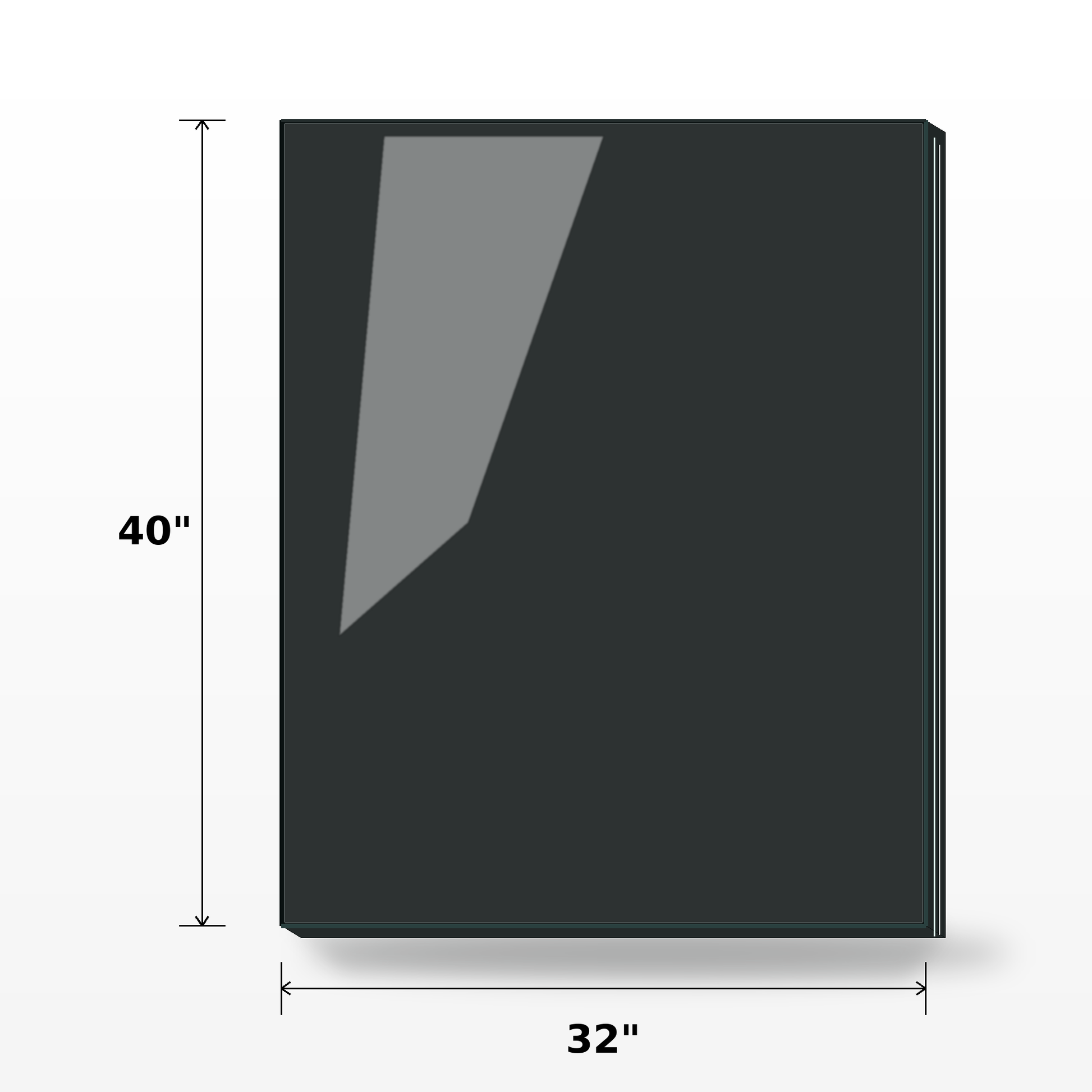 12mm tempered glass panel for railing, 40 inches high, from Best Glass Parts, showcasing clear safety glass for balustrades.