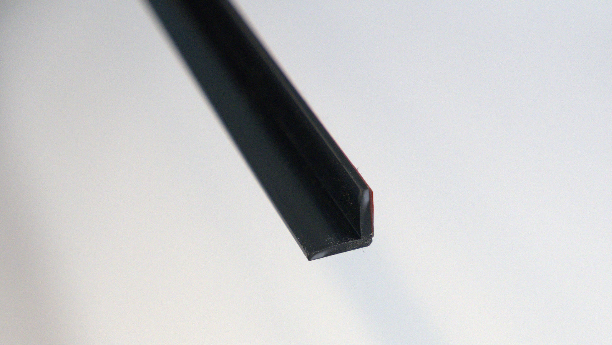 Clear L-shaped 96-inch shower sweep by Best Glass Parts, designed to seal and protect shower doors.