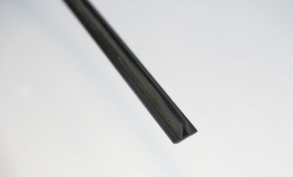 Clear 96-inch Shower Sweep Sticky T Double Fin by Best Glass Parts, designed to seal shower doors effectively.